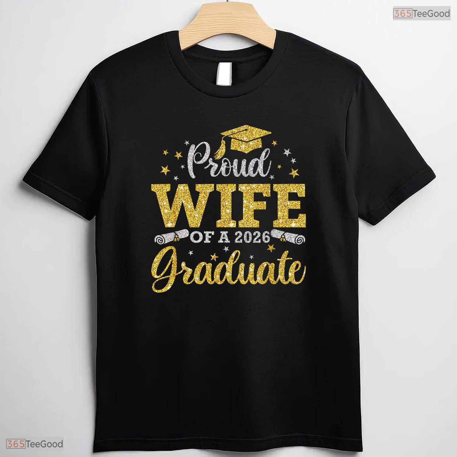 Loving Proud Wife Of A 2026 Graduate Senior 2026 Graduation Gifts For Him T-Shirt