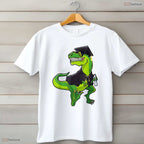 Awesome Graduation Class Of 2026 Funny Dinosaur T-Rex Graduate Kids Boys T-Shirt