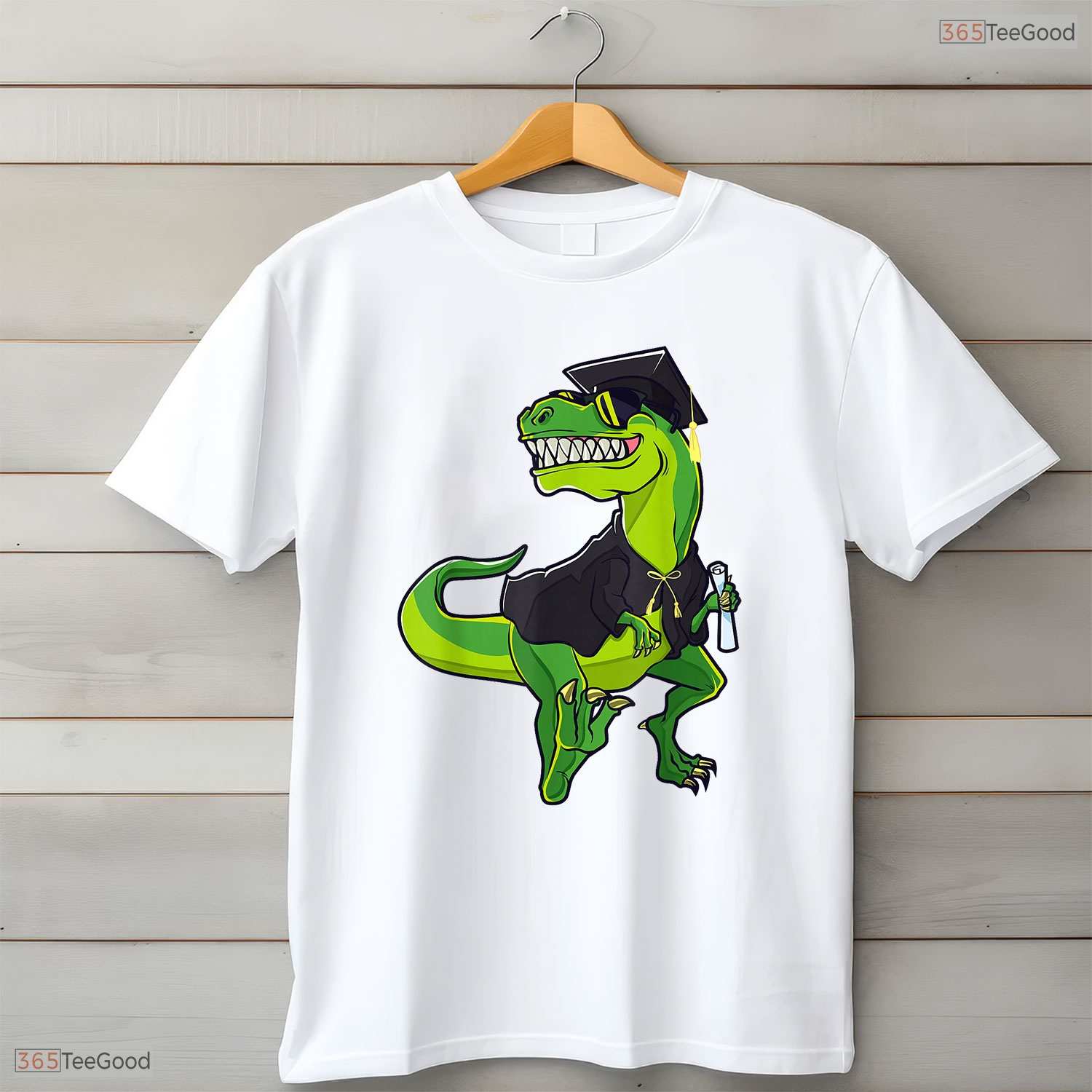 Awesome Graduation Class Of 2026 Funny Dinosaur T-Rex Graduate Kids Boys T-Shirt