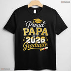 Supportive Proud Papa Of A Class Of 2026 Graduate Senior Graduation Event T-Shirt