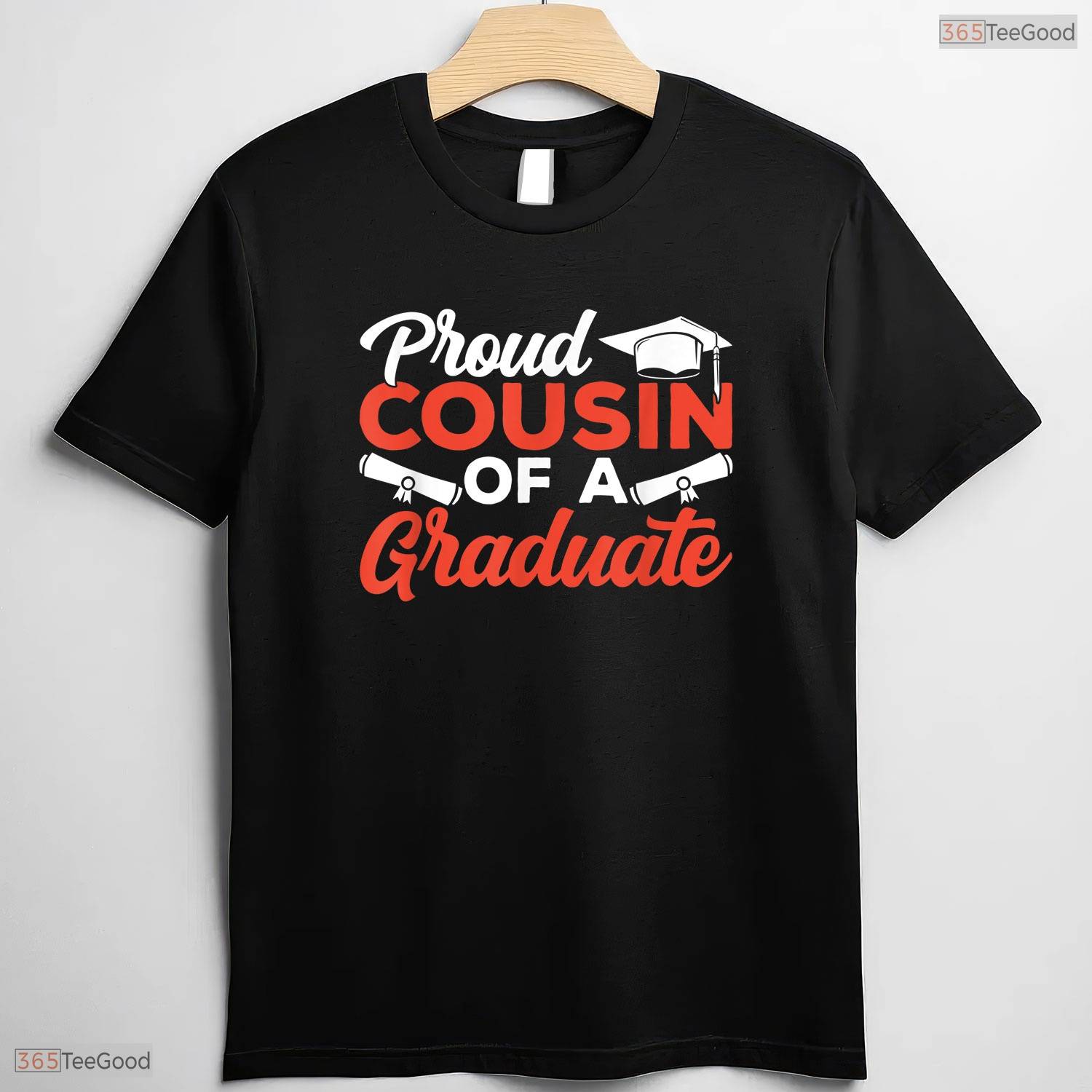 Supportive Proud Cousin Of A Graduate Graduation Graduating Sayings Party T-Shirt
