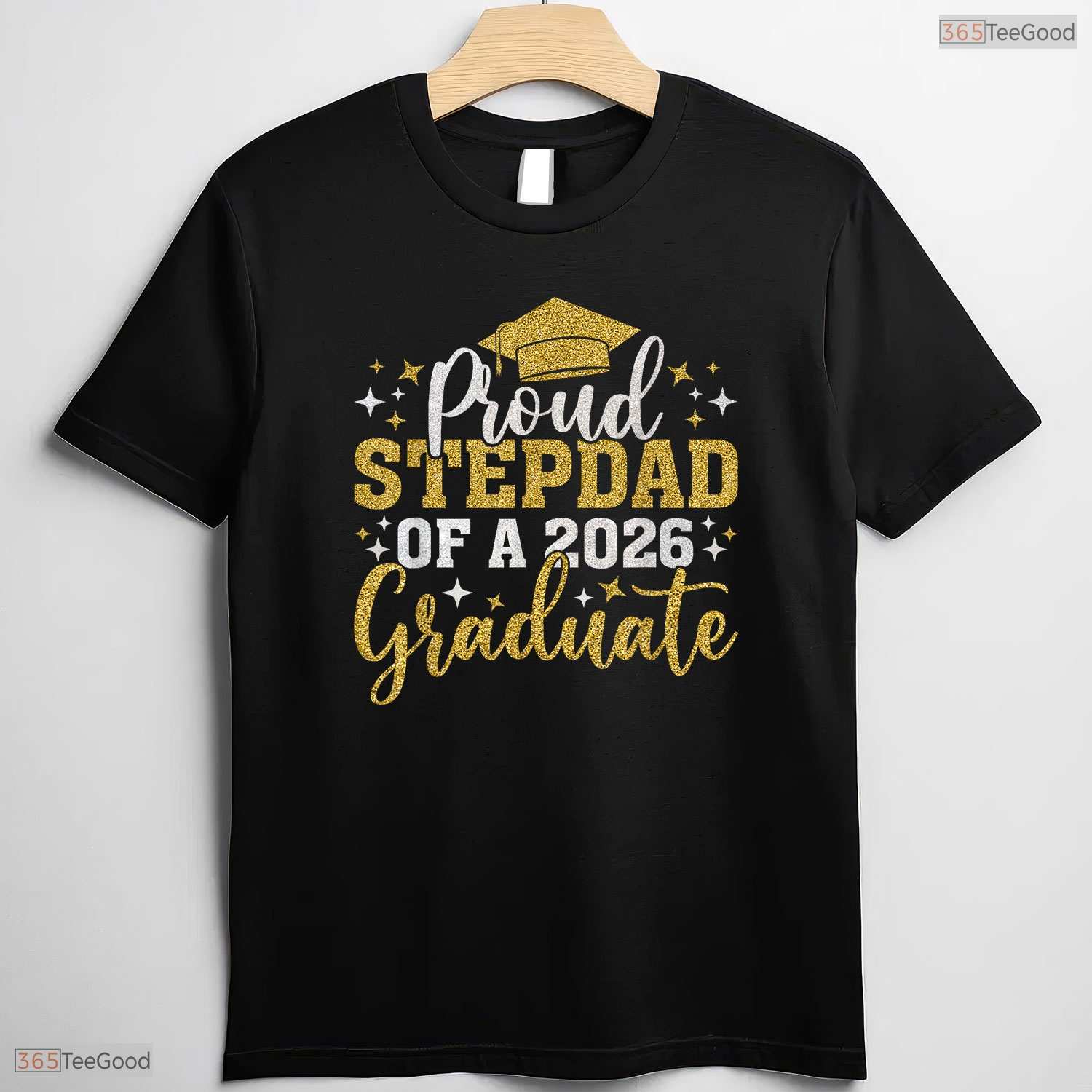 Loving Stepdad Senior 2026 Proud Of A Class Of 2026 Graduate Family Party T-Shirt