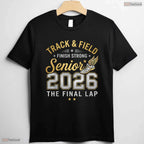 Athletic Senior 2026 Track And Field Final Lap Grad Gift Sports Celebration T-Shirt
