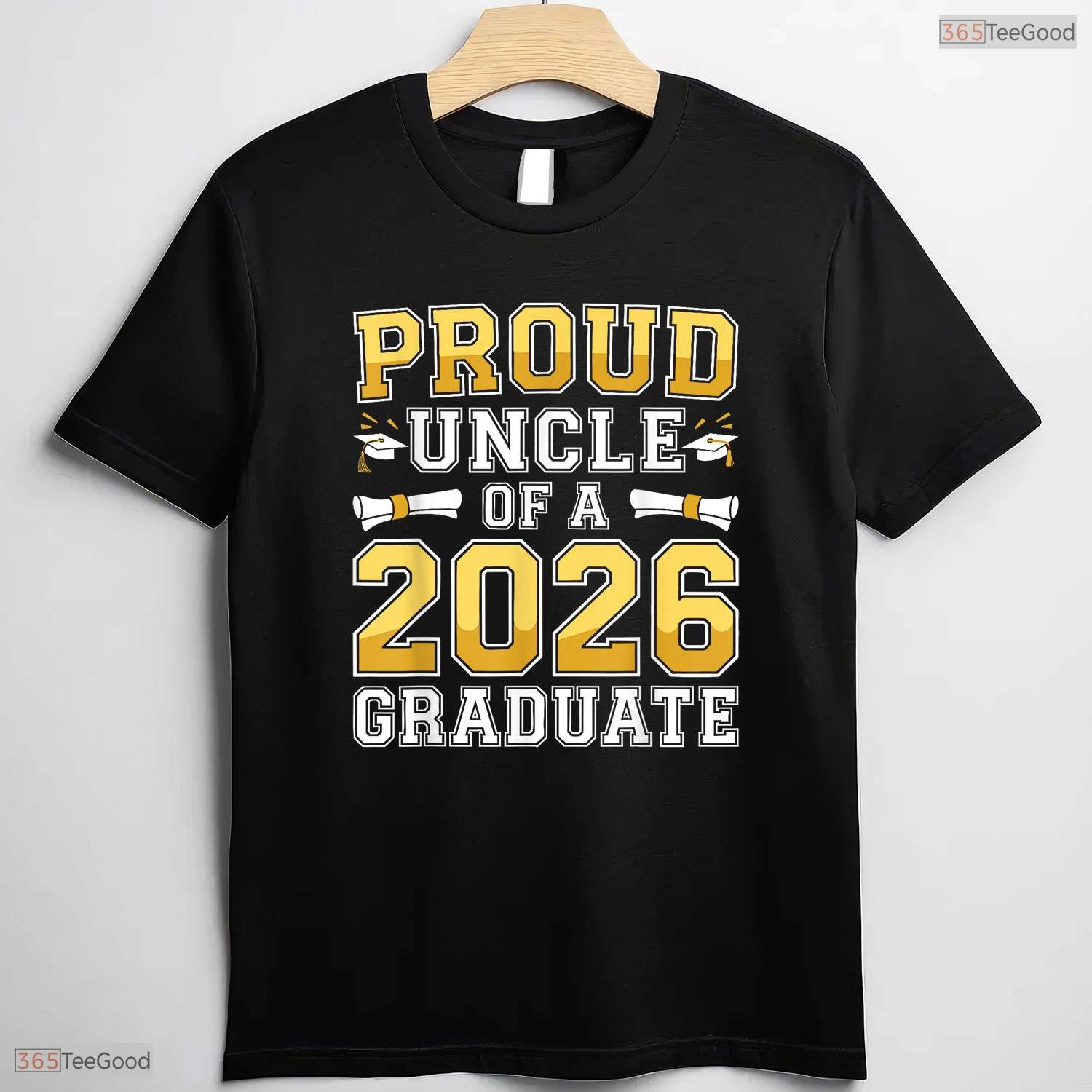 Supportive Proud Uncle Of A 2026 Graduate Shirt Class 2026 Graduation Day T-Shirt