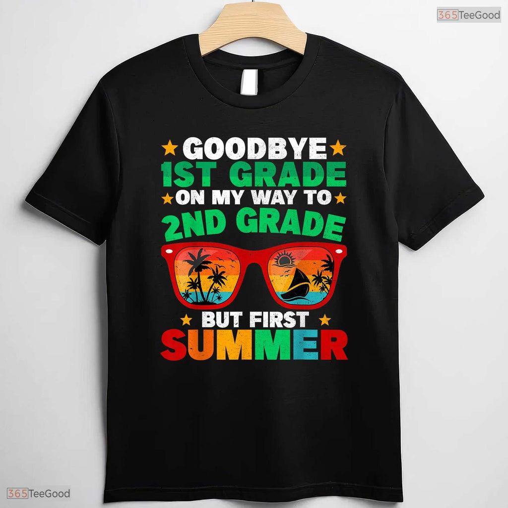Awesome Goodbye 1st Grade First Summer Graduation Last Day Of School Boys T-Shirt