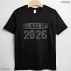 Minimalist Class Of 2026 Senior Graduation Graphic Design Celebration T-Shirt