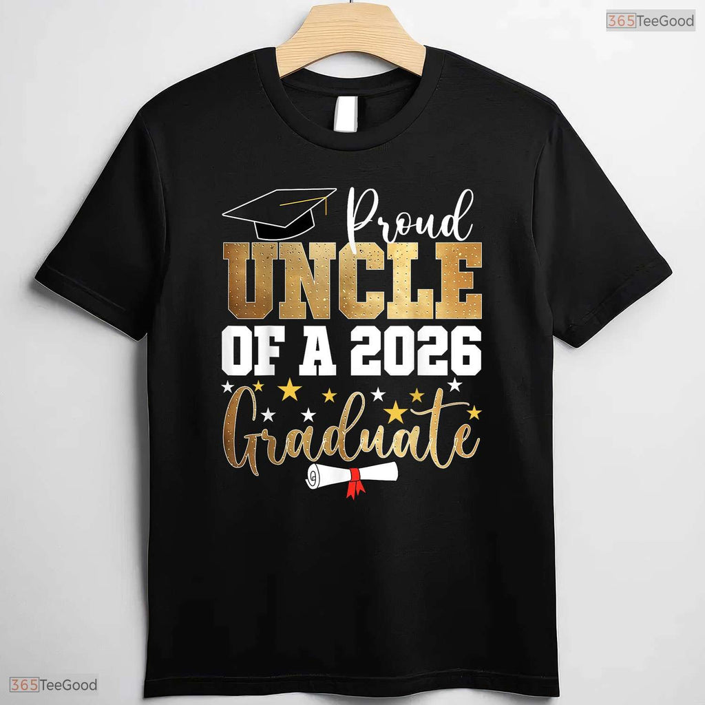Loving Proud Uncle Of A 2026 Graduate Uncle Graduation 2026 Celebration T-Shirt