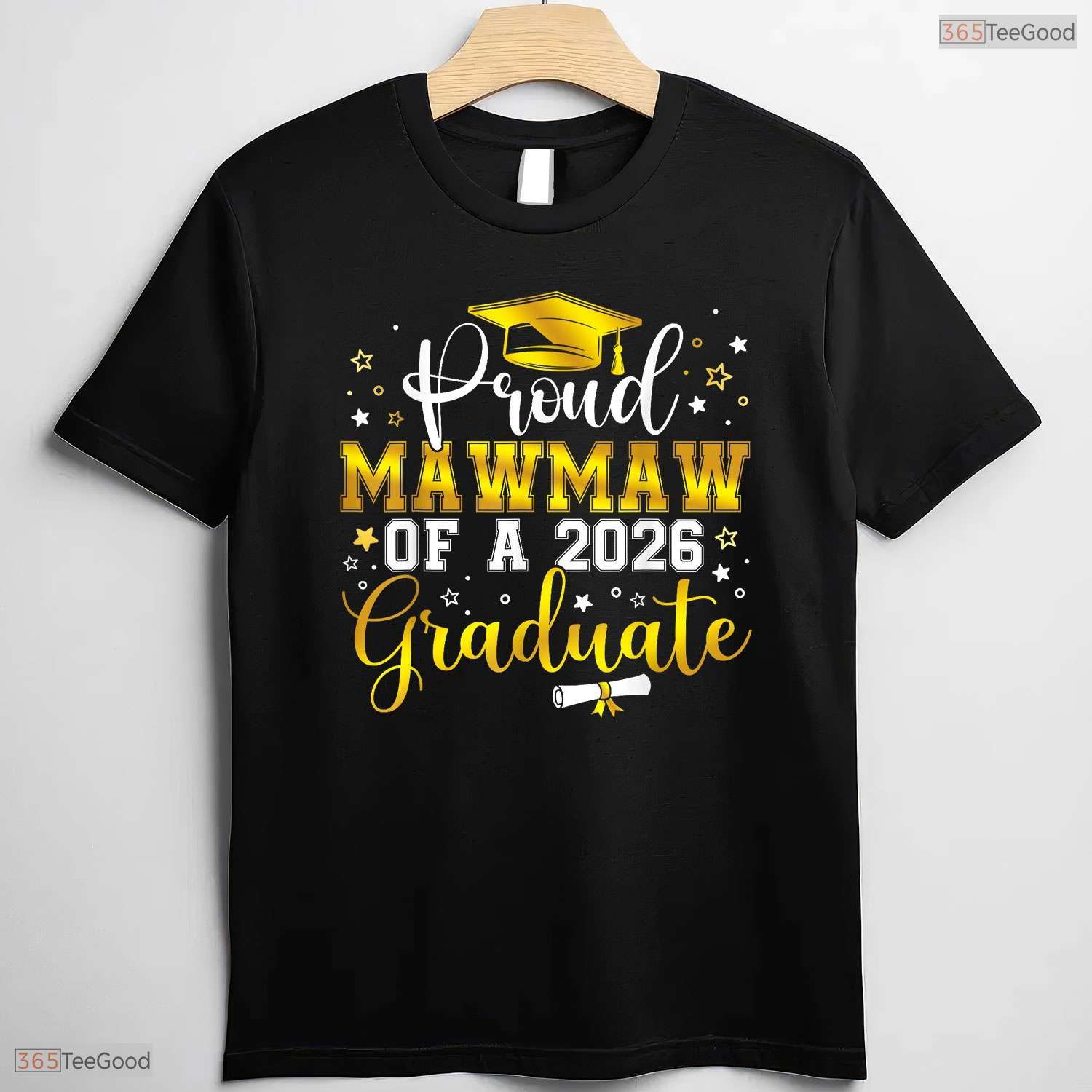 Loving Proud Mawmaw Of A Class Of 2026 Graduate Senior Graduation Ceremony T-Shirt