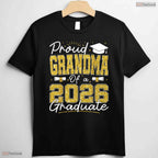 Blessed Proud Grandma Of A 2026 Graduate Senior 2026 Grad Family Celebration T-Shirt