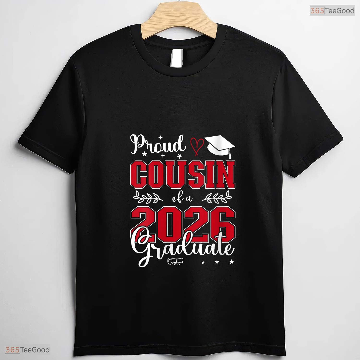 Women's Proud Cousin Of A Class Of 2026 Graduate For Graduation V-Neck Family T-Shirt