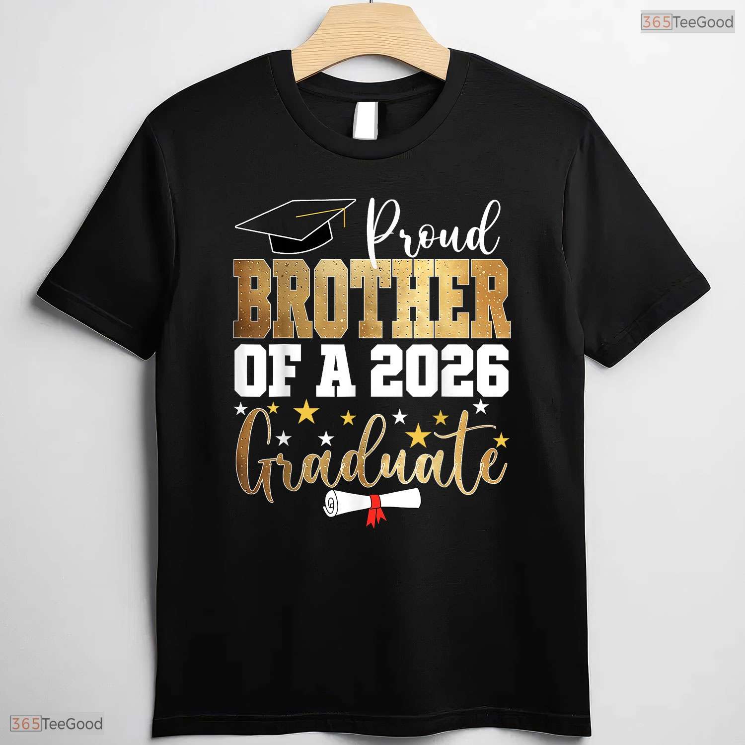 Awesome Proud Brother Of A 2026 Graduate Brother Graduation 2026 Bro Sibling T-Shirt