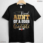 Best Proud Aunt Of A 2026 Graduate Family Matching Graduation Party T-Shirt