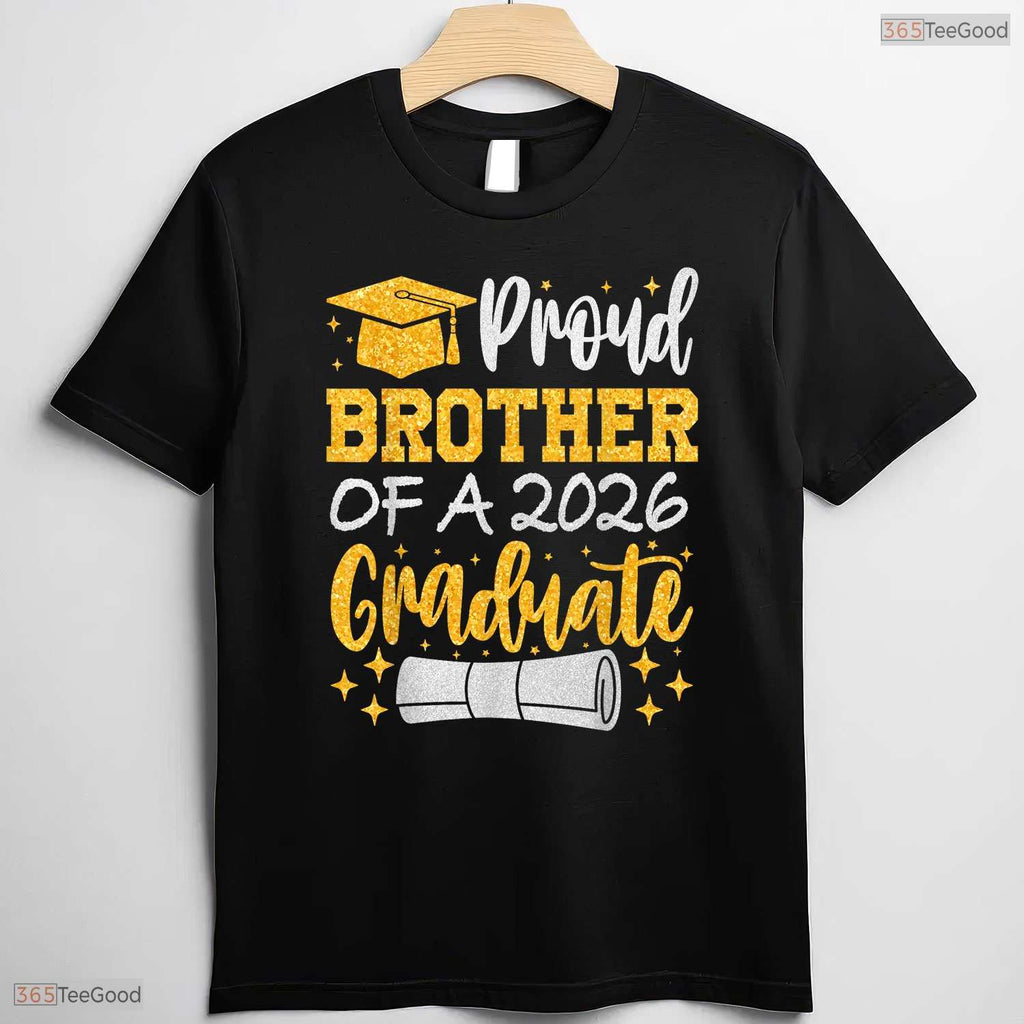 Awesome Proud Brother Of A 2026 Graduate Class of 2026 Celebration T-Shirt