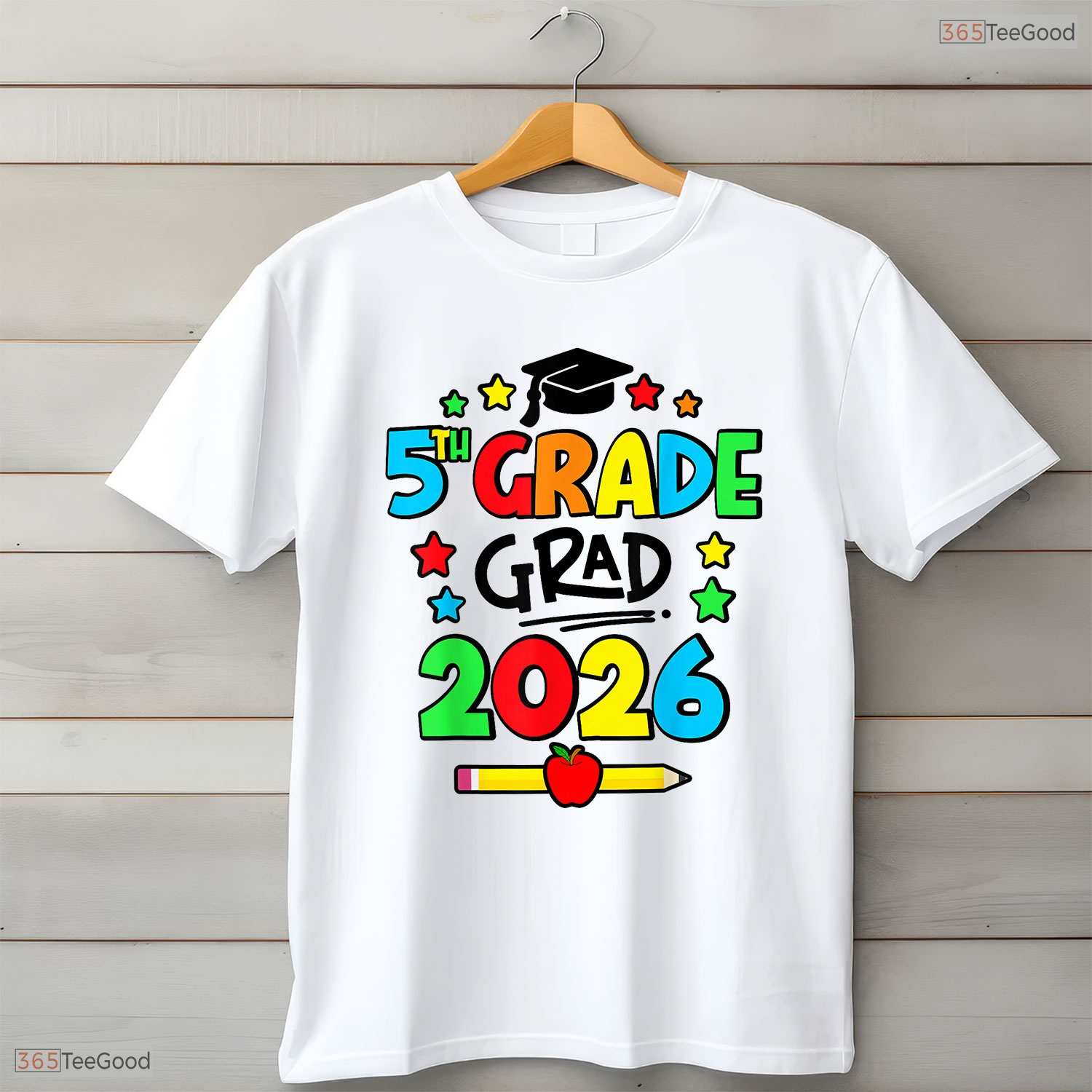 Fifth 5th Grade Grad 2026 Elementary School Graduate End Of Year Celebration Shirt