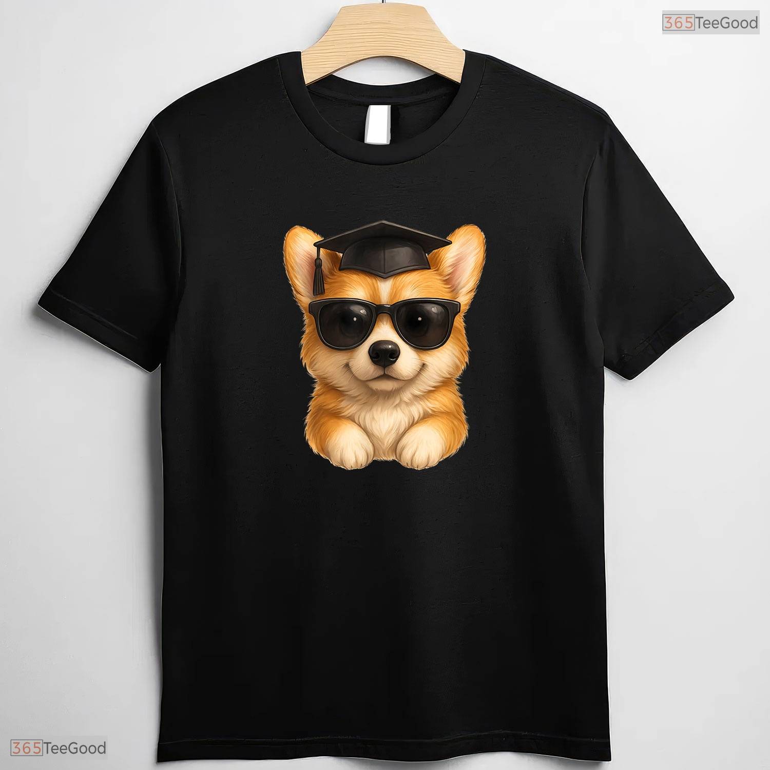 Kawaii Corgi Graduate Cute Dog Lover High School College Graduation T-Shirt