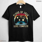 Awesome Class of 2026 Level Complete Video Gamer Senior Graduation T-Shirt