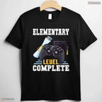 Elementary Level Complete Class Of 2025 Retro Gamer Kids Graduation T-Shirt