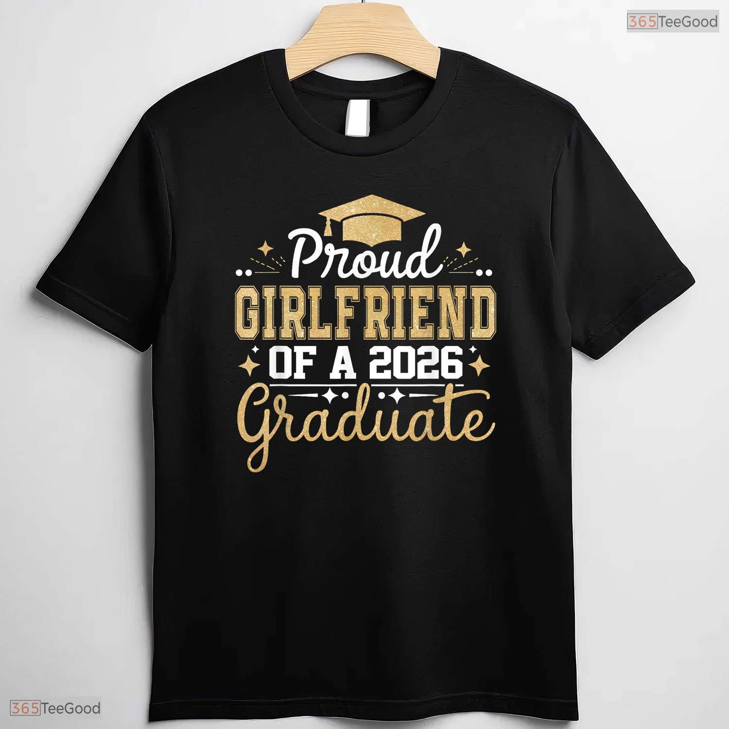Proud Girlfriend Of A Class Of 2026 Senior Graduate High School Party T-Shirt