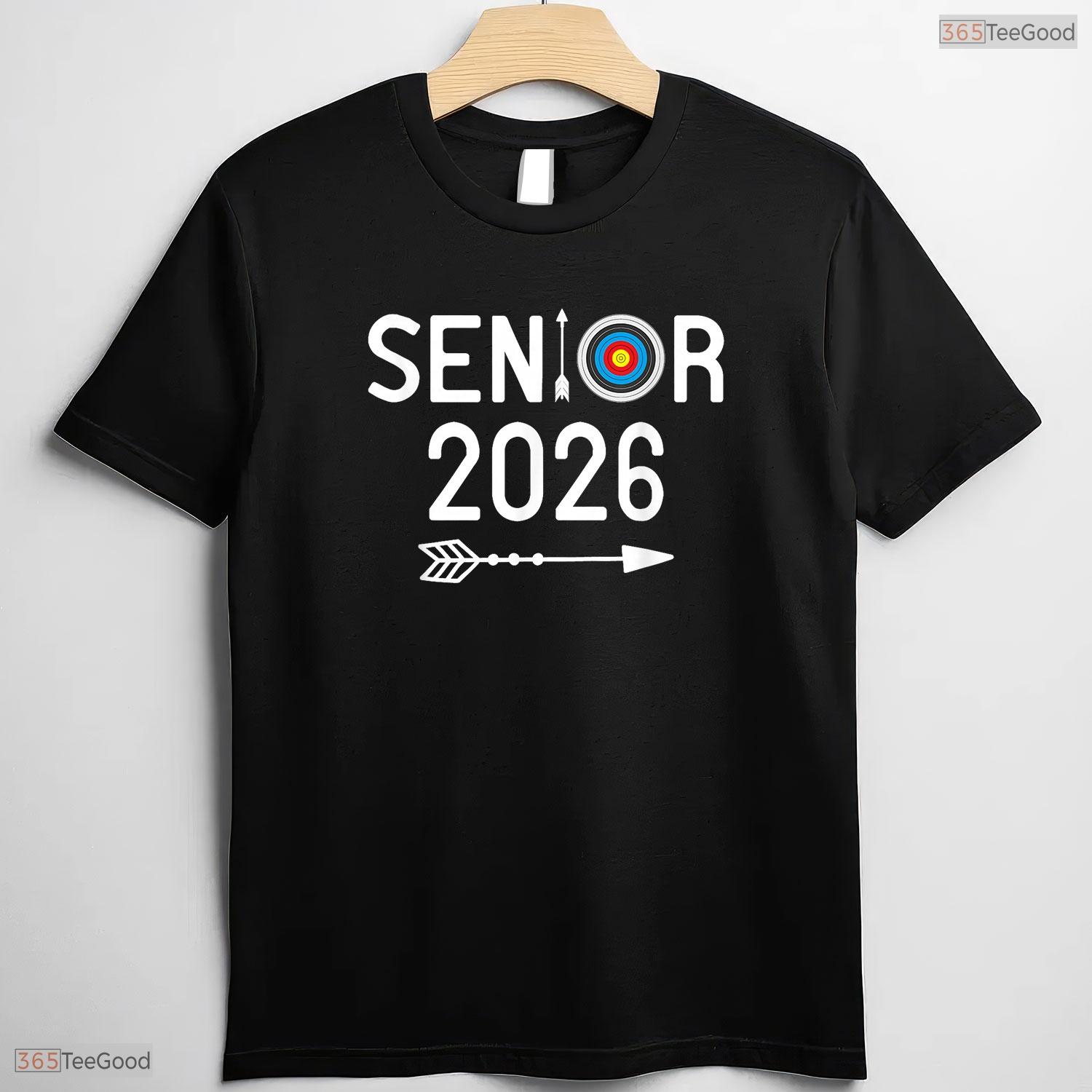 Archery Team Senior 2026 High School Sports Graduating Class Celebration Shirt