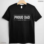 Proud Dad Of A 2026 Graduate Red Stamp Senior Father Family Graduation T-Shirt