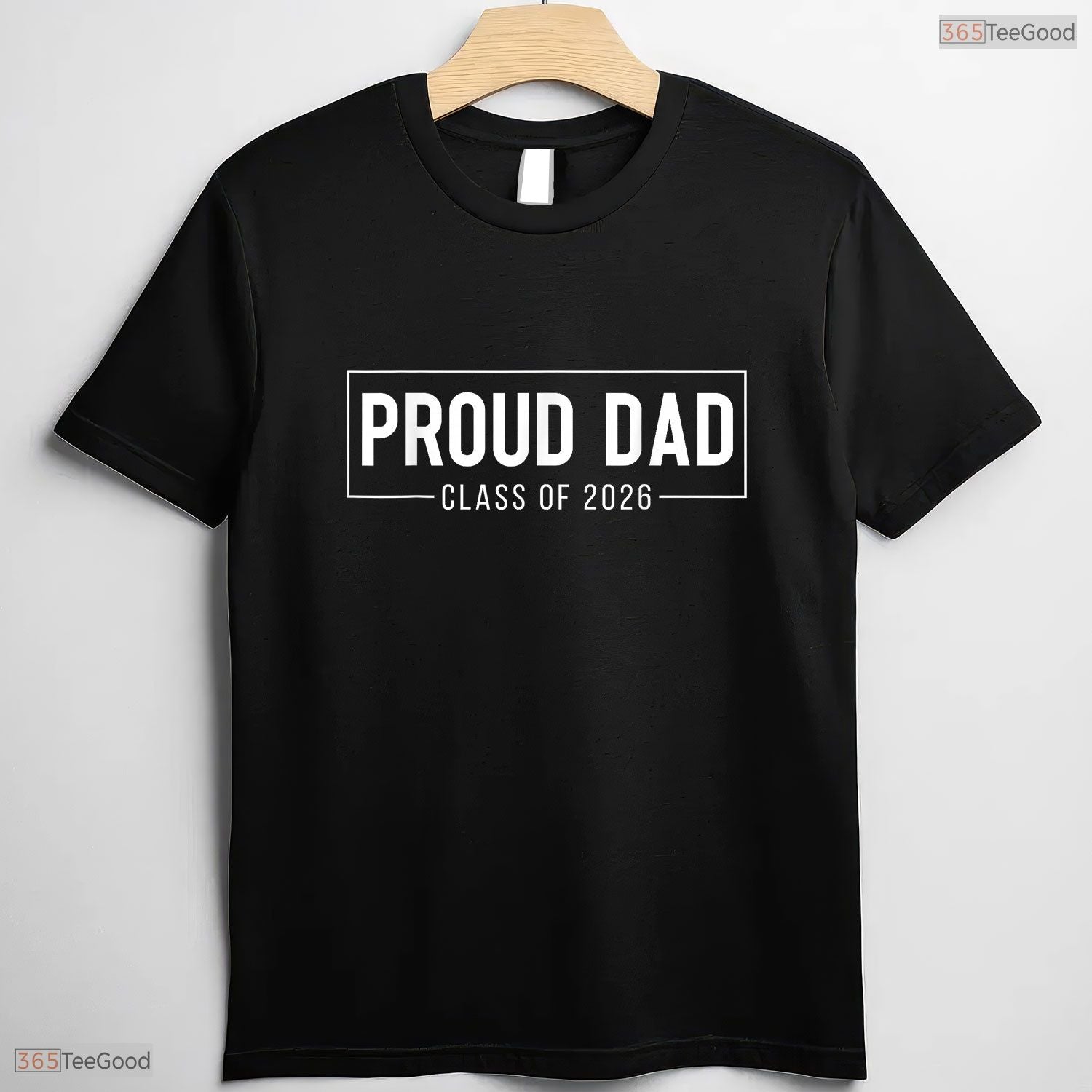 Proud Dad Of A 2026 Graduate Red Stamp Senior Father Family Graduation T-Shirt