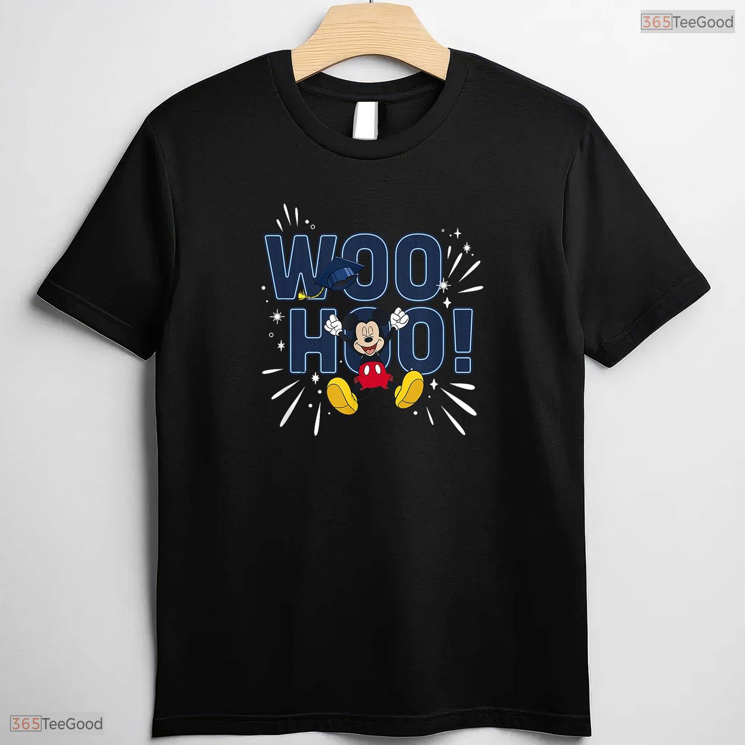 Cute Classic Mouse Ears Graduation Celebration Woo Hoo Class Of 2026 T-Shirt