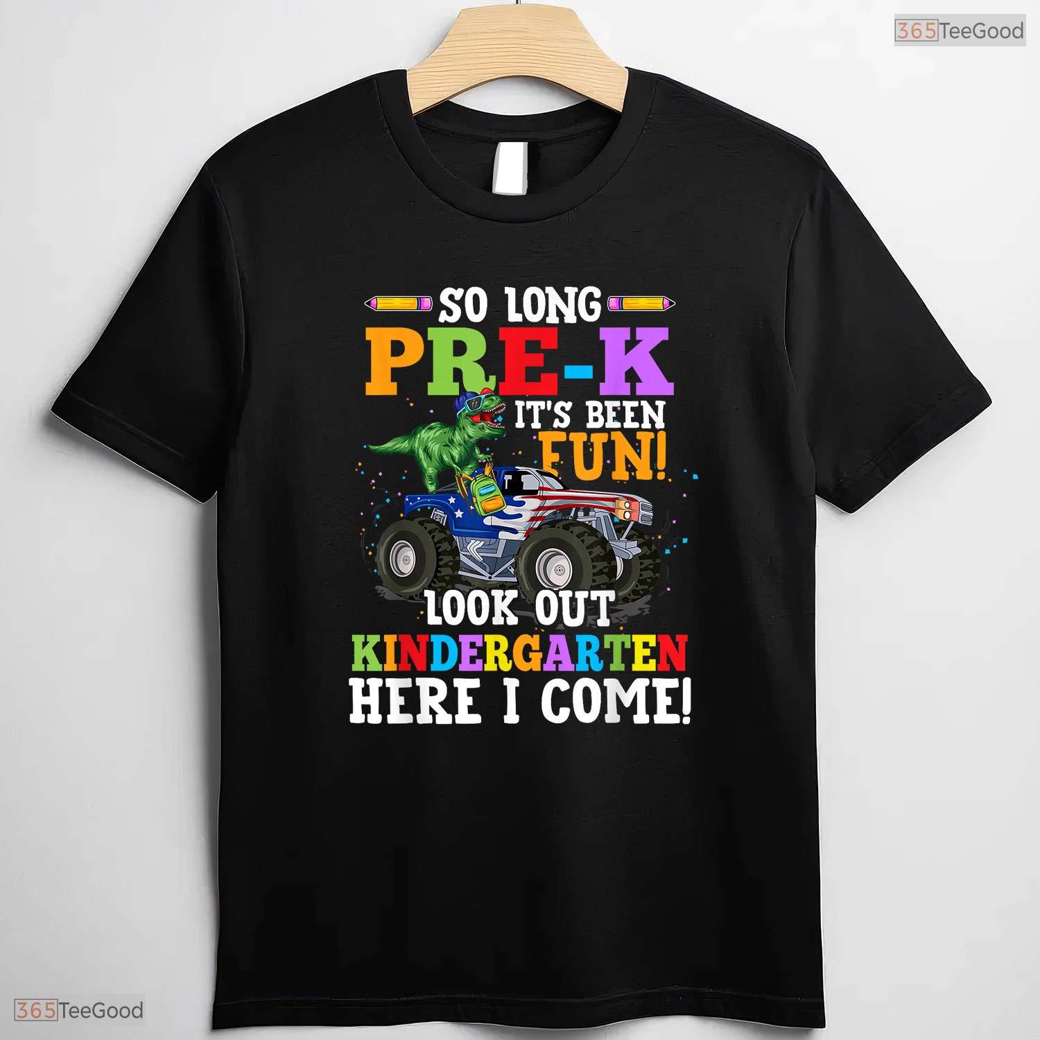 So Long Pre-K Its Been Fun Look Out Kindergarten Here I Come Graduation T-Shirt