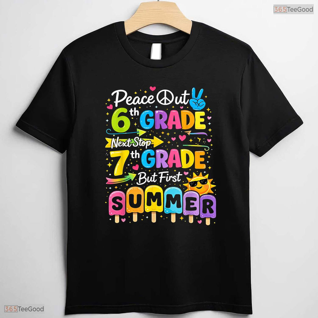 6th Grade Graduate Hello Summer Break Middle School Celebration Party T-Shirt