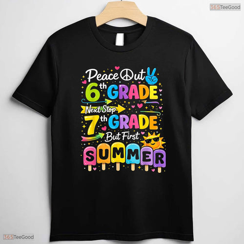 6th Grade Graduate Hello Summer Break Middle School Celebration Party T-Shirt