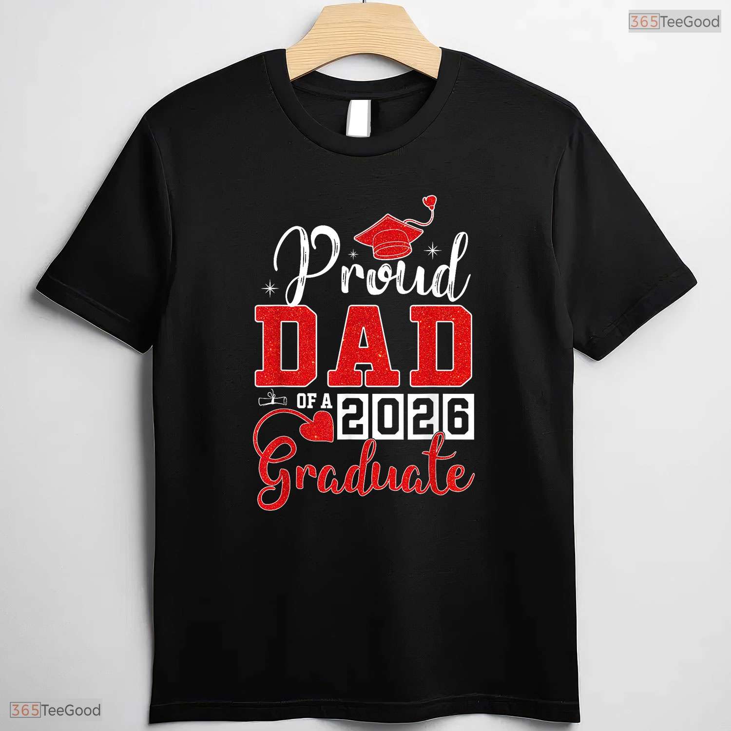 Proud Dad Of A 2026 Graduate Senior Class Ceremony Matching Family Party T-Shirt