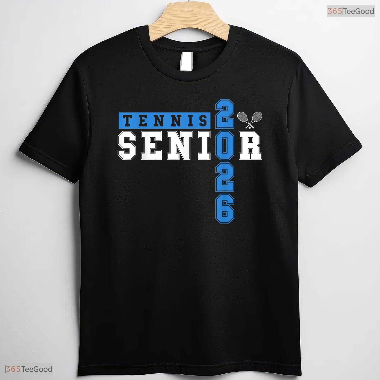 Tennis Senior Night 2026 Class Of 2026 Graduation Sports Team Athlete T-Shirt