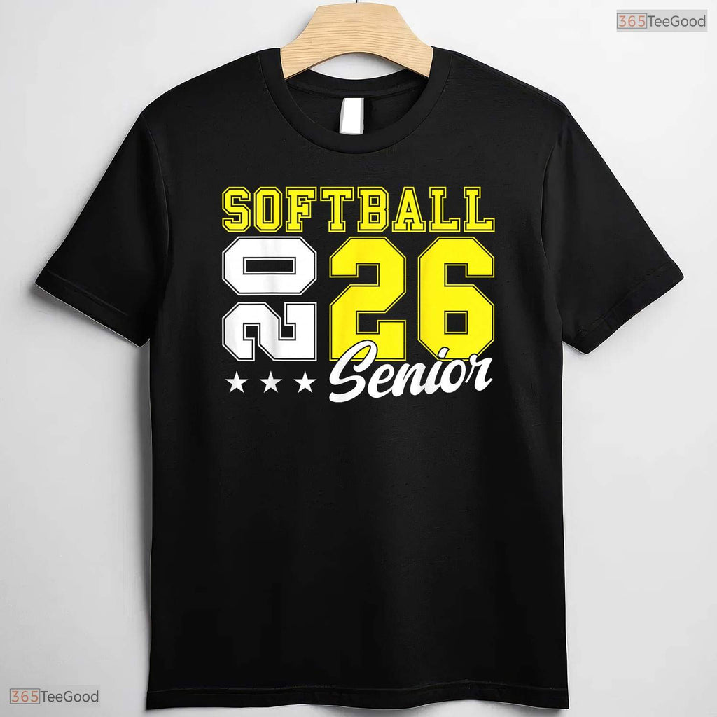 Softball Senior Night 2026 Class Of 2026 Graduation Sports Team Player T-Shirt