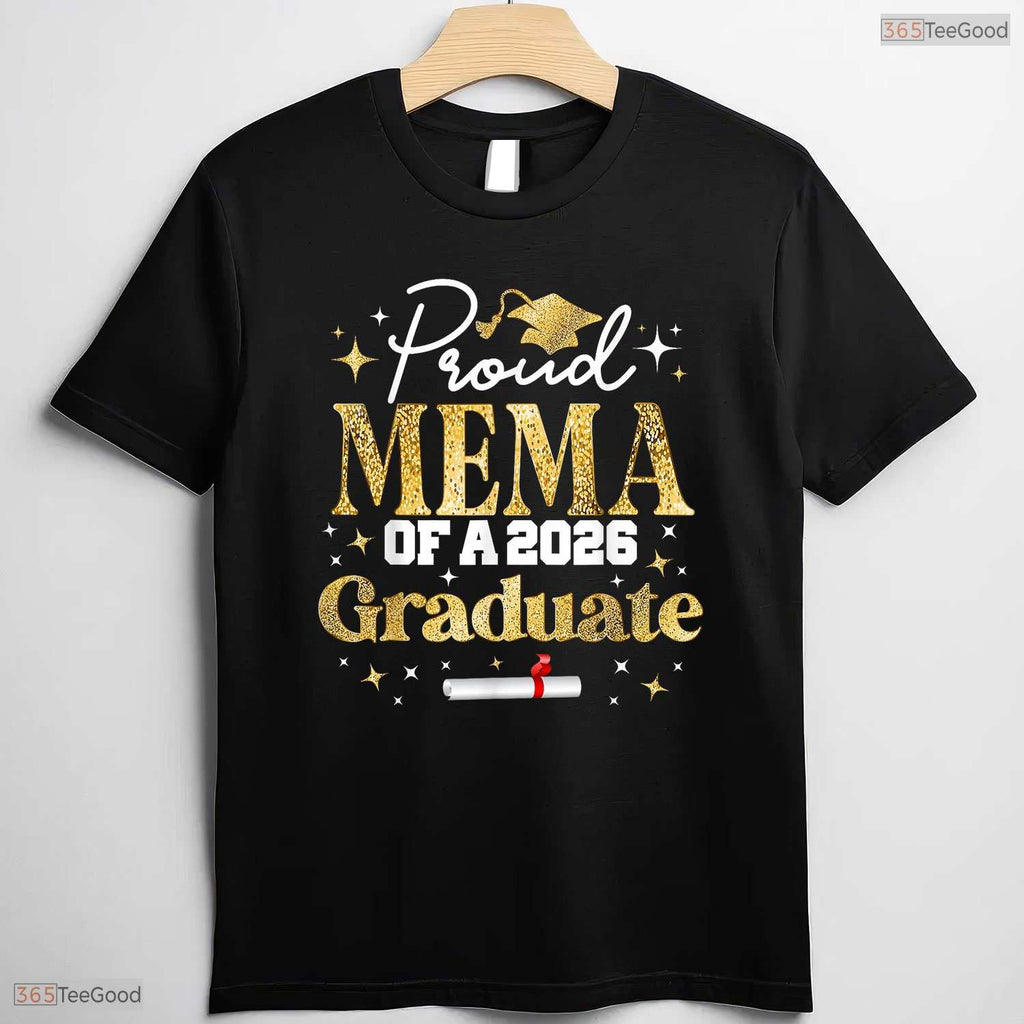 Proud Mema Of A Class Of 2026 Graduate Senior High School Graduation T-Shirt