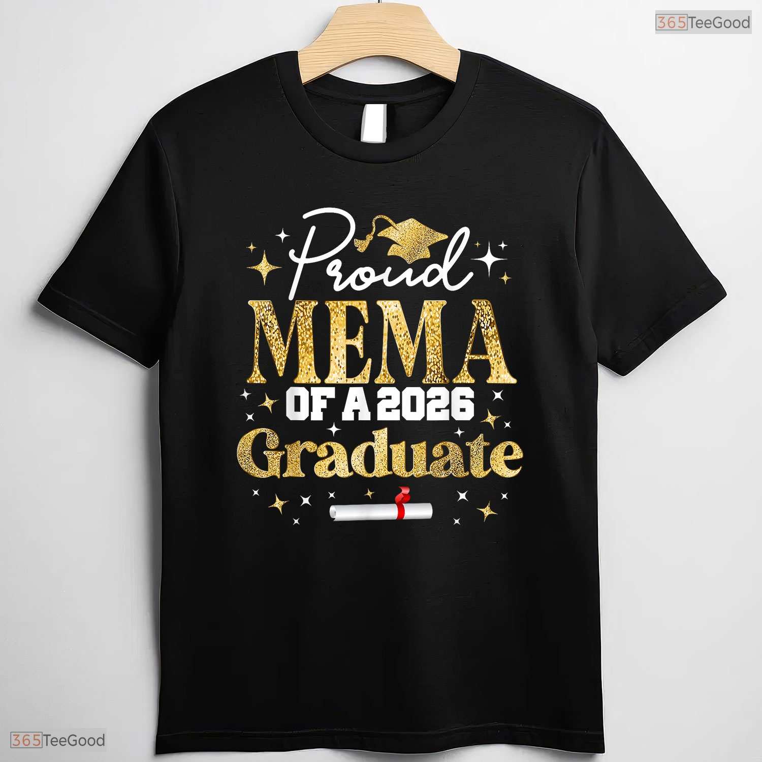Proud Mema Of A Class Of 2026 Graduate Senior High School Graduation T-Shirt