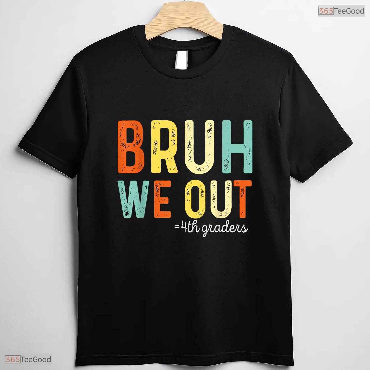 Bruh We Out 4th Graders Fourth Grade Graduation Funny End Of School Year Shirt