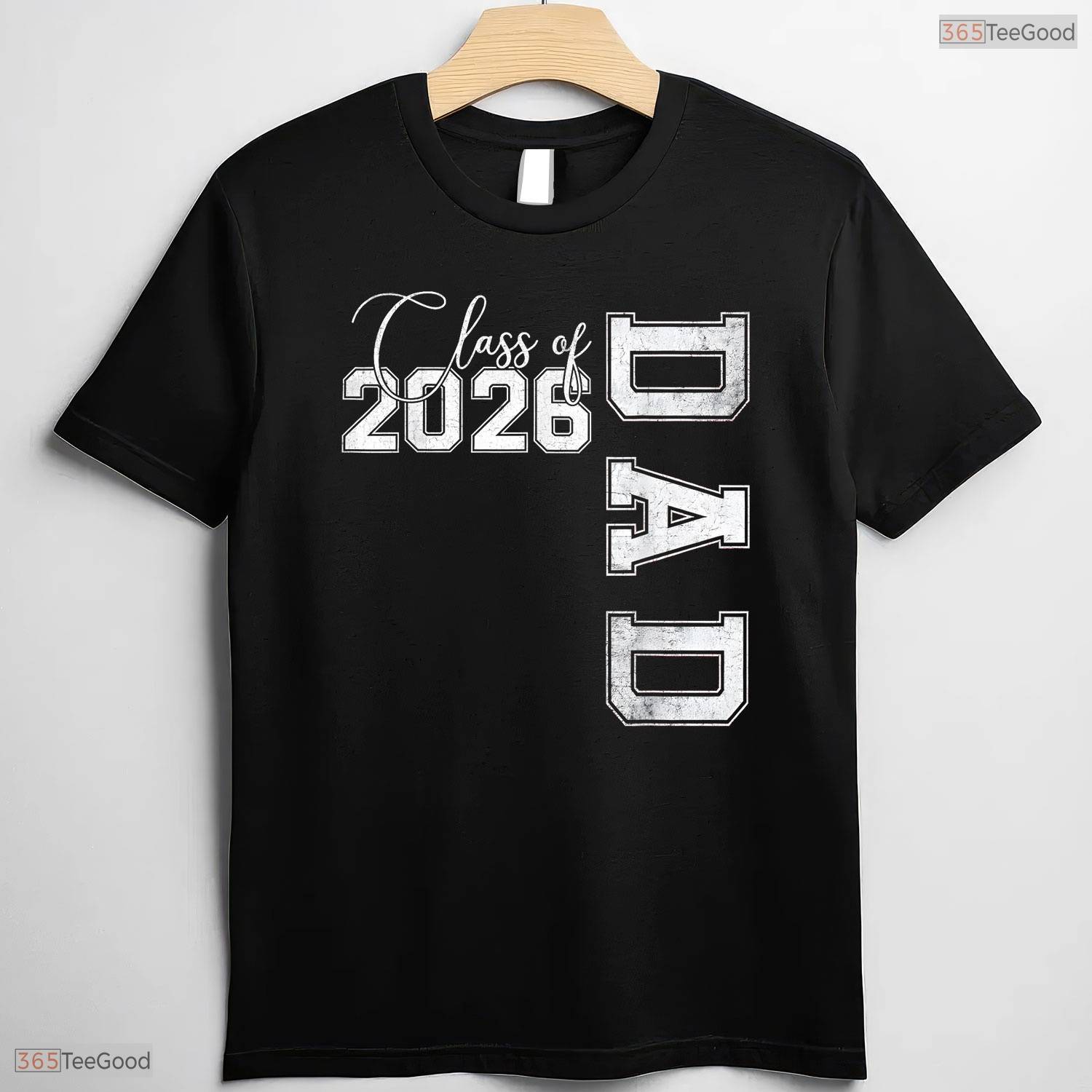 Senior Dad 2026 Proud Father Of A Class Of 2026 Graduate Celebration T-Shirt