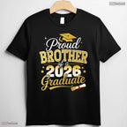 Proud Brother Of A Class Of 2026 Graduate High School Senior Ceremony T-Shirt