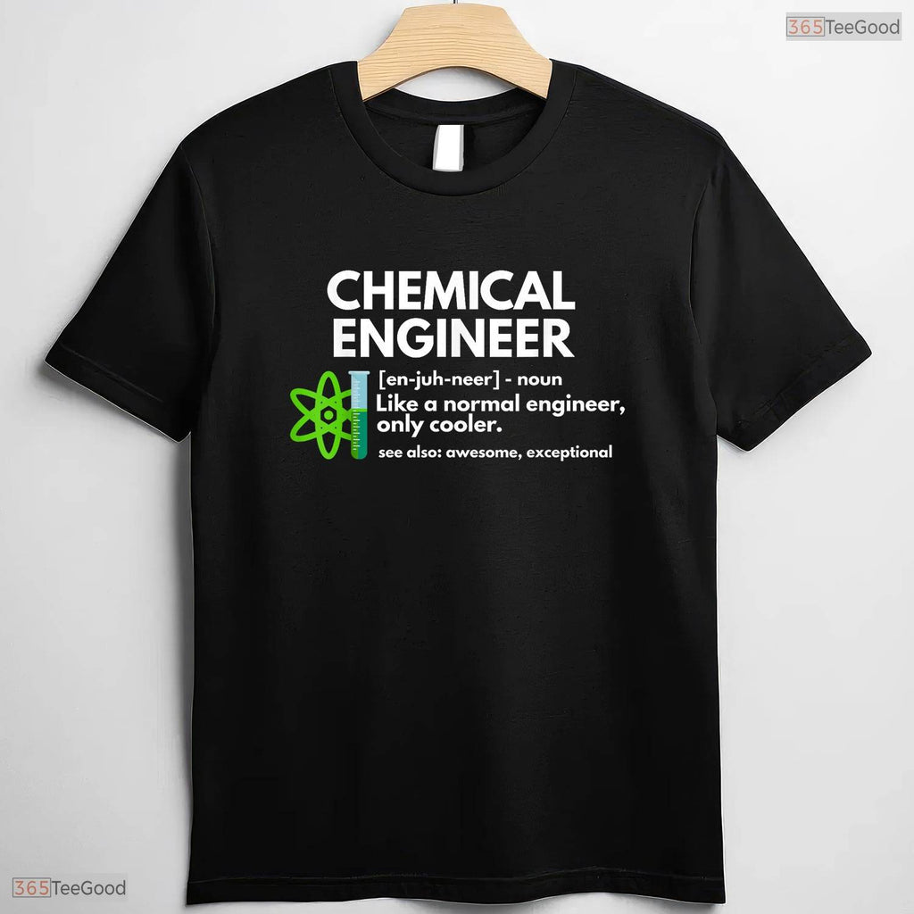 Funny Chemical Engineer Definition College Engineering Degree Graduation T-Shirt
