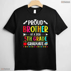 Proud Brother Of A Class Of 2026 5th Grade Graduate Elementary Ceremony Shirt