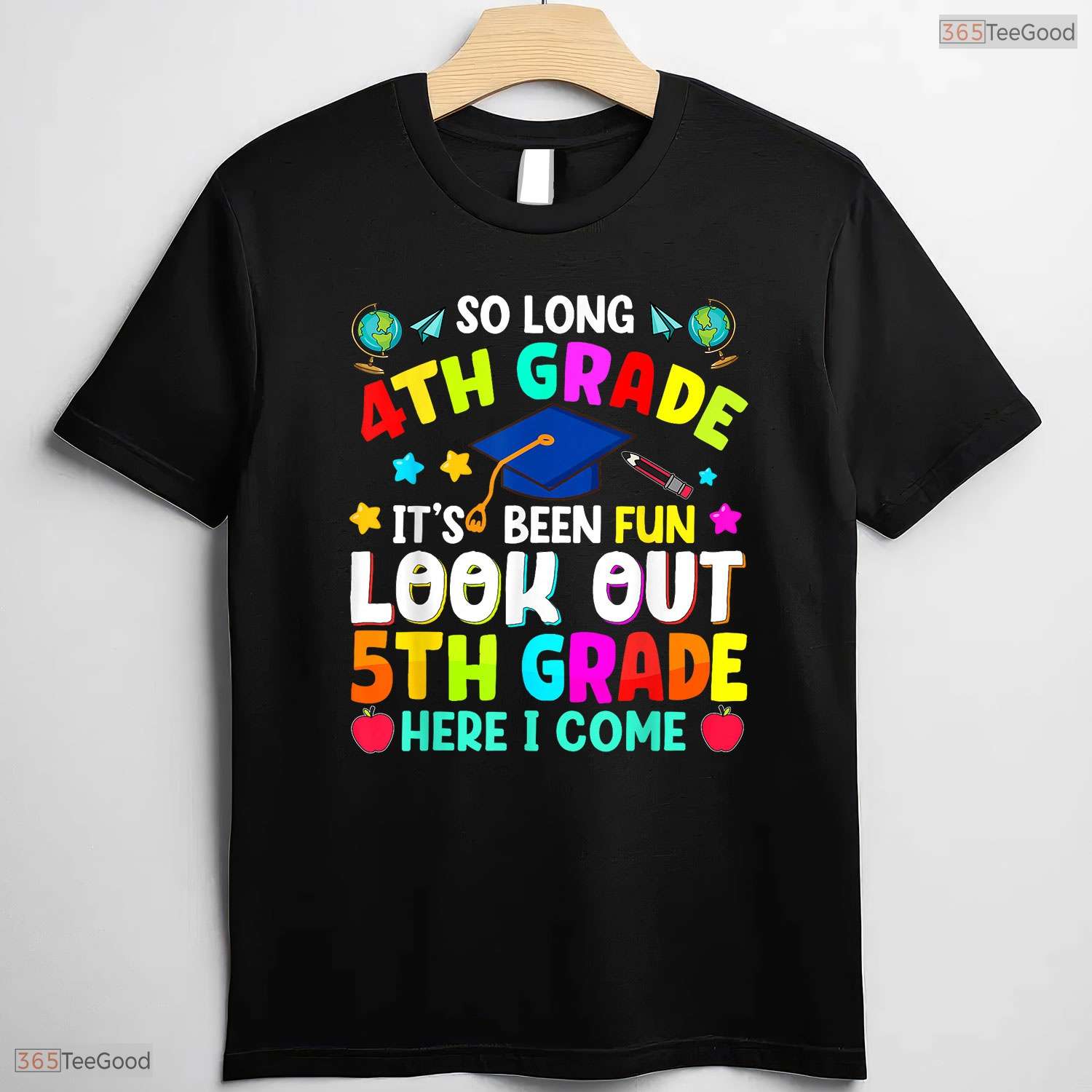 So Long 4th Grade Graduation Elementary School Graduate Teacher Kids T-Shirt