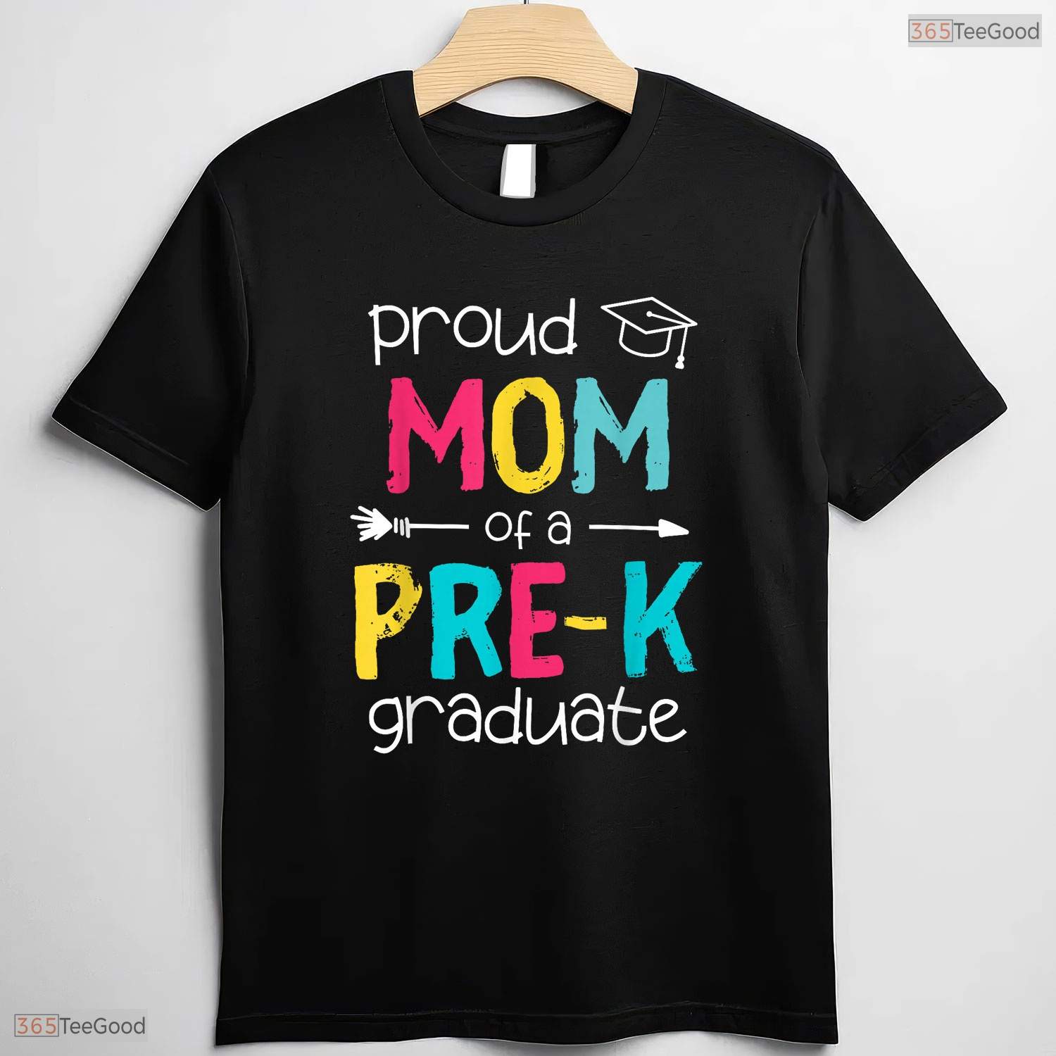 Proud Mom Pre-K Preschool Family Matching Moving Up Graduation Party Shirt