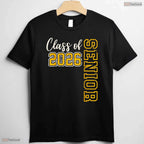 Class Of 2026 Senior High School Graduation Black And Gold Party T-Shirt