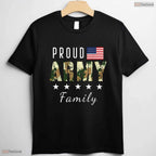 Proud Military Family Army Graduation Ceremony Mom Dad Brother Sister Shirt
