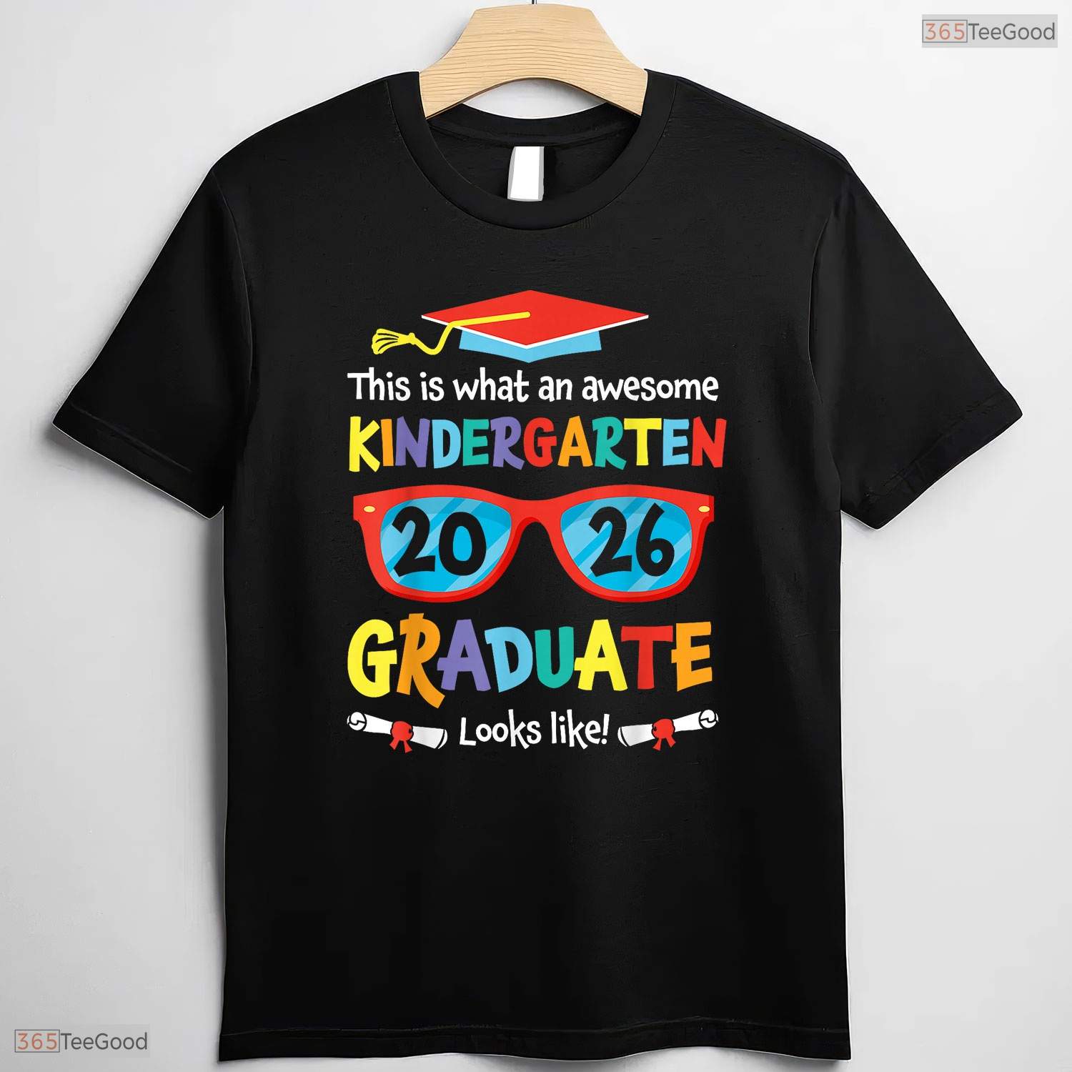 This Is What An Awesome Kindergarten Graduate Looks Like 2026 Kids T-Shirt