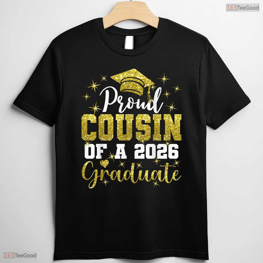 Super Proud Cousin Of A 2026 Graduate High School Senior Family Graduation T-Shirt
