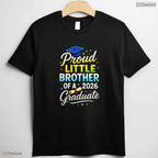 Proud Little Brother Of A 2026 Graduate High School Senior Family Party T-Shirt
