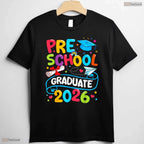 Awesome Preschool Graduate 2026 Pre-K Grad Funny School Graduation T-Shirt