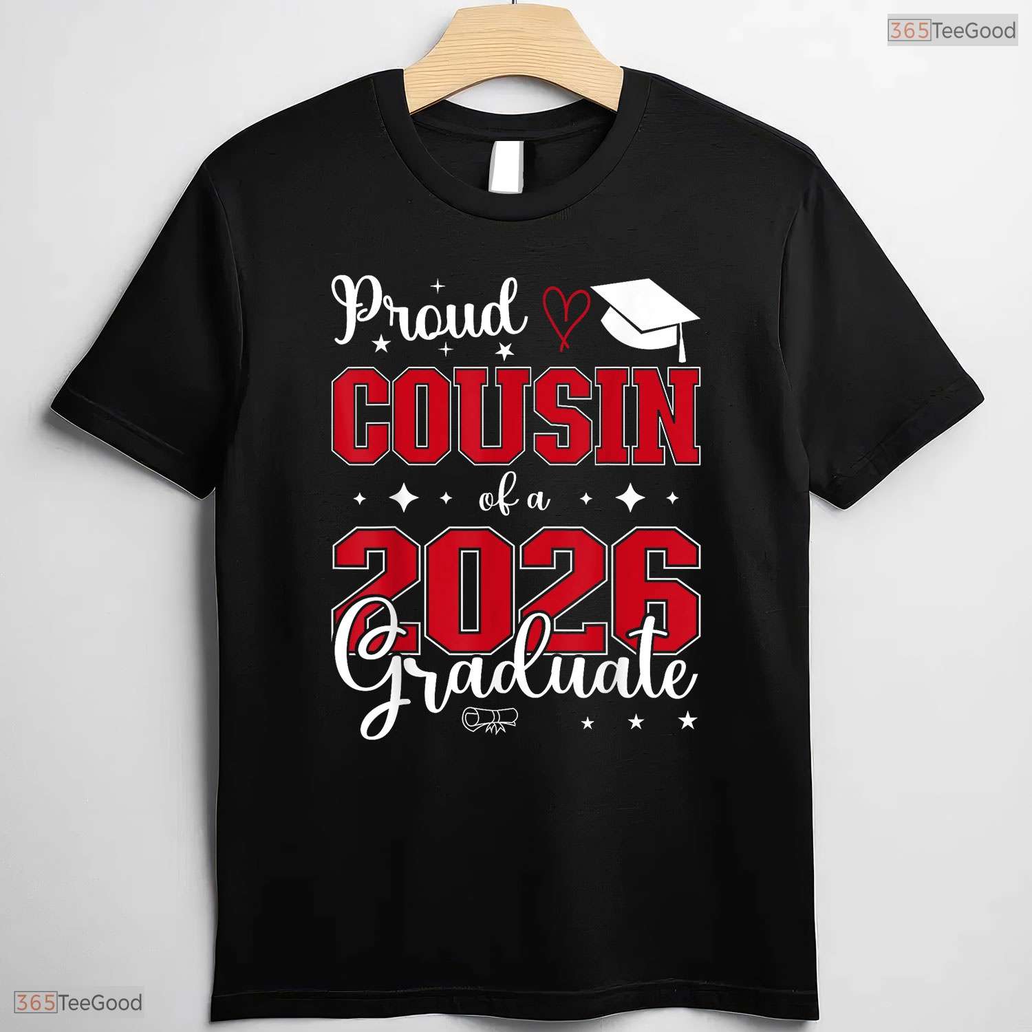 Matching Proud Cousin Of A Class Of 2026 Graduate Senior Celebration Party T-Shirt