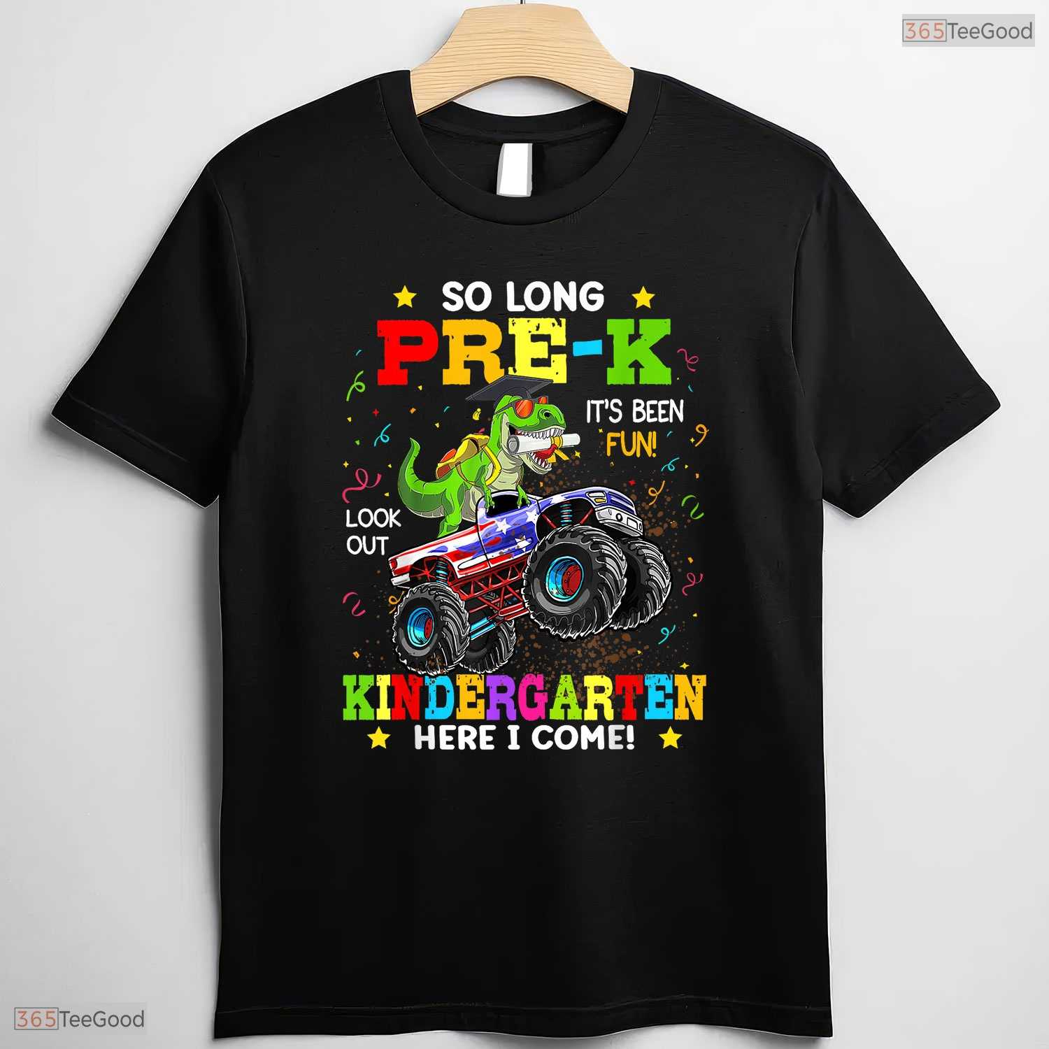 Cute Dinosaur Pre K Preschool Graduation Boys Last Day Of School Moving Up T-Shirt
