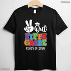 Peace Out 5th Grade 2026 Fifth Grade Grad Elementary School Moving Up Youth Shirt